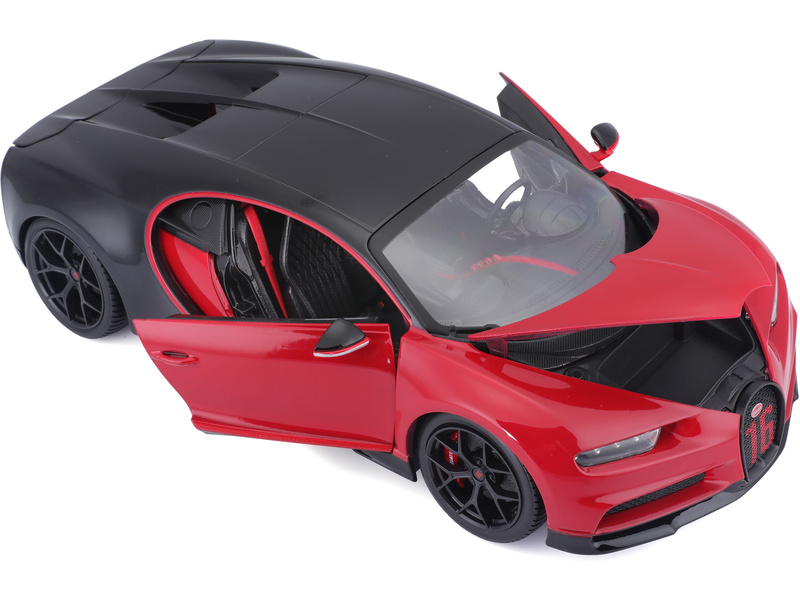 Bburago Plus Bugatti Chiron Sport 1:18 červená