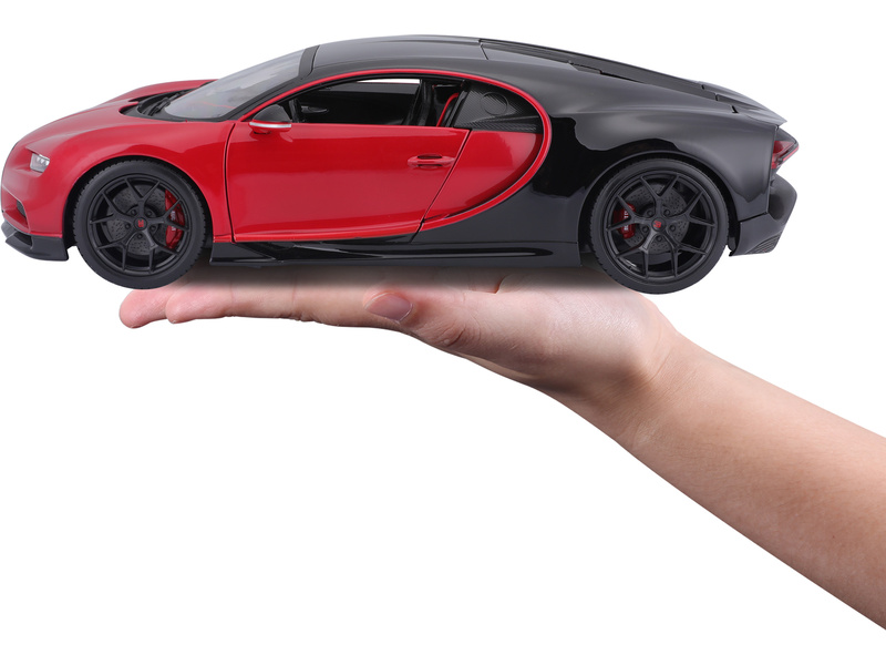 Bburago Plus Bugatti Chiron Sport 1:18 červená