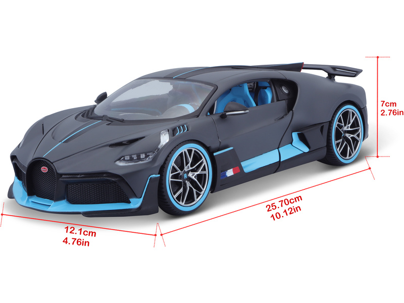 Bburago Bugatti Divo 1:18 šedá
