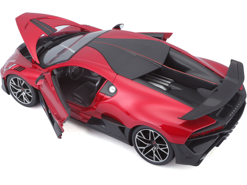 Bburago Bugatti Divo 1:18 červená