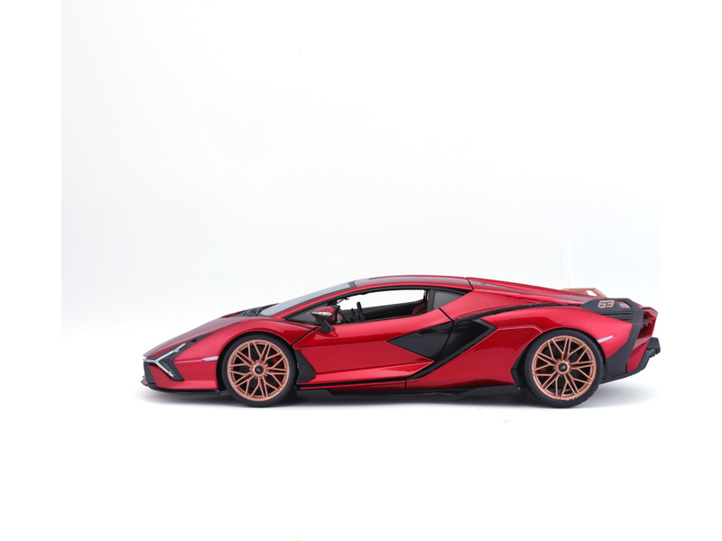 Bburago Lamborghini Sián FKP 37 1:18 červená