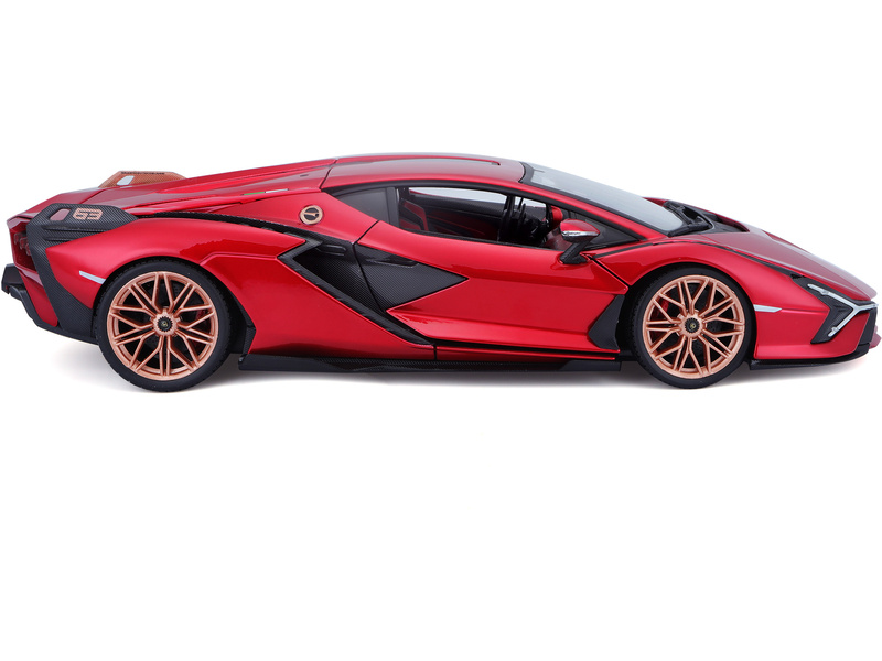 Bburago Lamborghini Sián FKP 37 1:18 červená