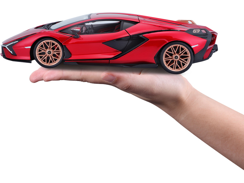 Bburago Lamborghini Sián FKP 37 1:18 červená