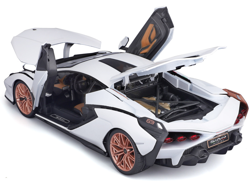 Bburago Lamborghini Sián FKP 37 1:18 bílá