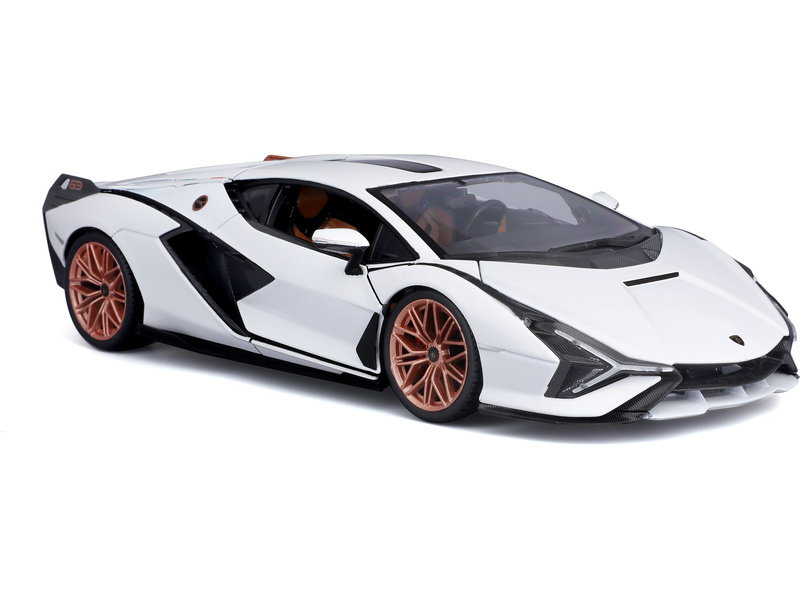 Bburago Lamborghini Sián FKP 37 1:18 bílá