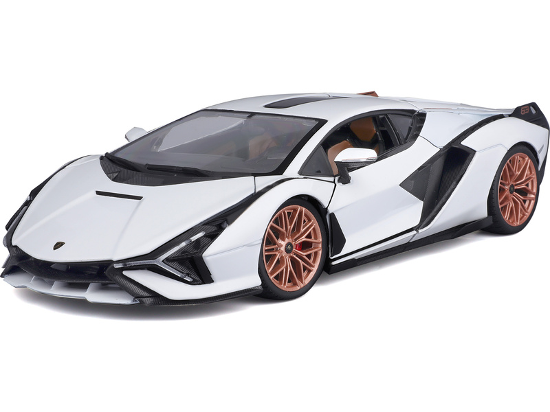 Bburago Lamborghini Sián FKP 37 1:18 bílá