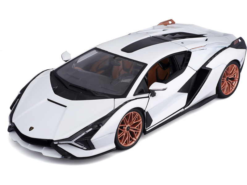 Bburago Lamborghini Sián FKP 37 1:18 bílá