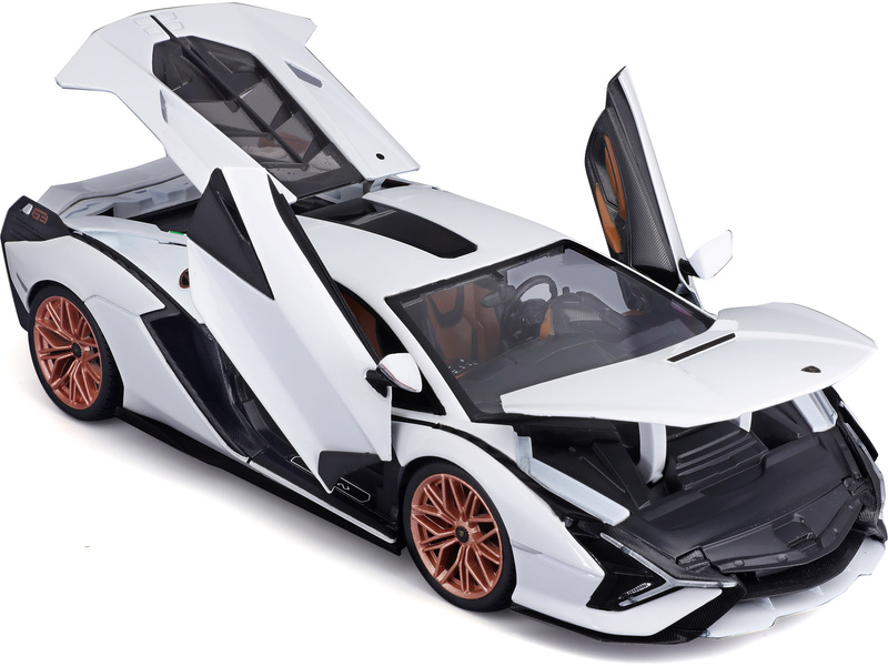 Bburago Lamborghini Sián FKP 37 1:18 bílá