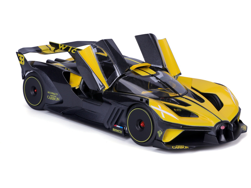 Bburago Bugatti Bolide 1:18 žlutá