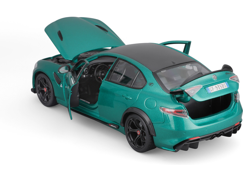 Bburago Alfa Romeo Giulia GTA 1:18 zelená metalíza