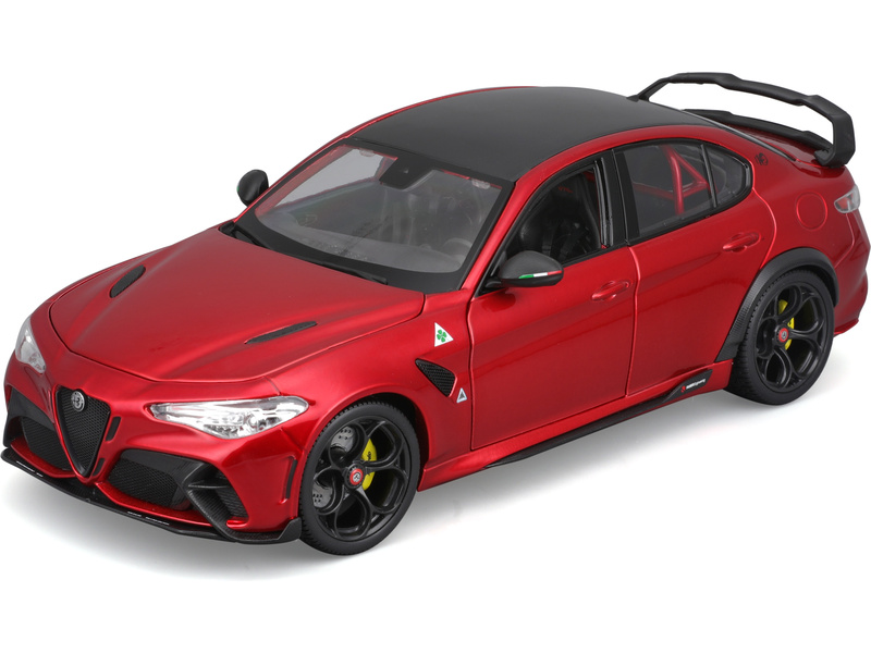 Bburago Alfa Romeo Giulia GTA 1:18 červená metalíza