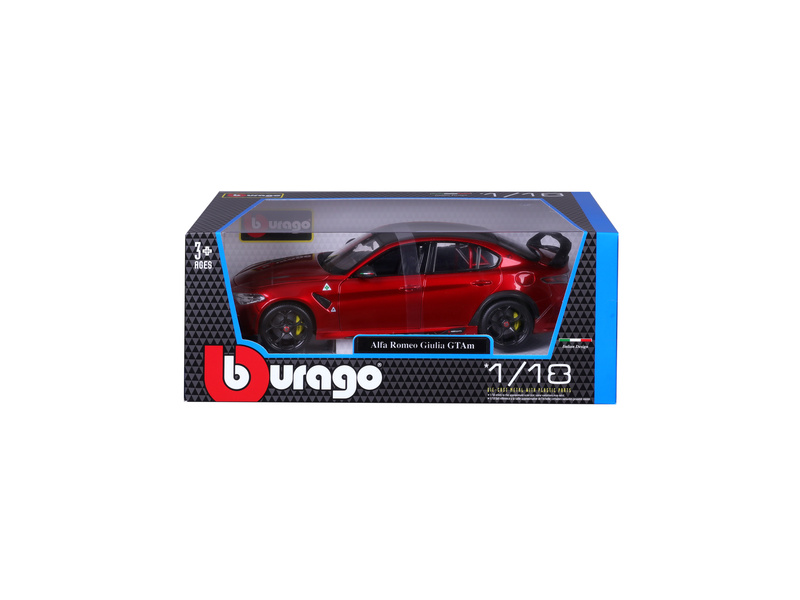 Bburago Alfa Romeo Giulia GTAm 1:18 červená