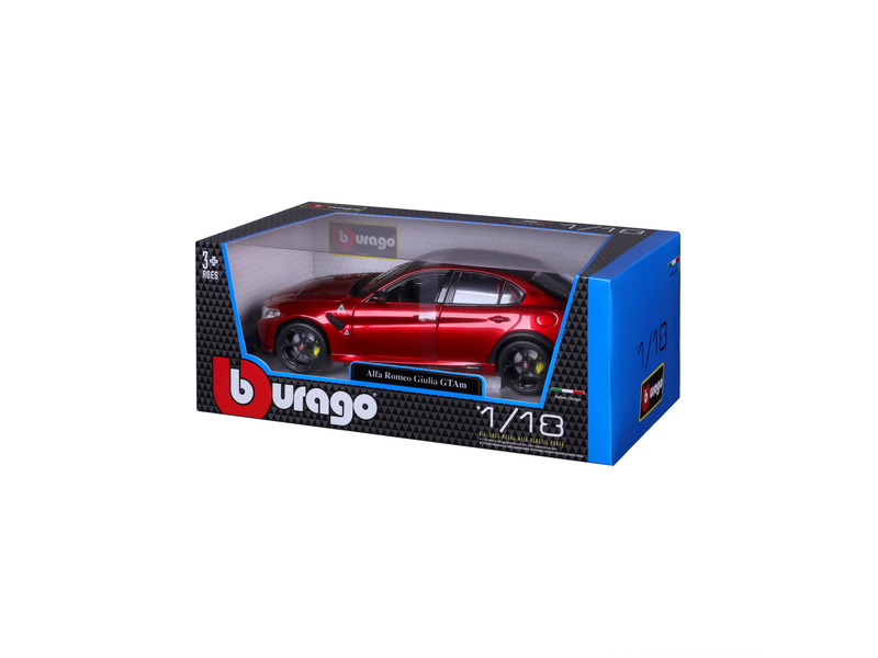 Bburago Alfa Romeo Giulia GTAm 1:18 červená
