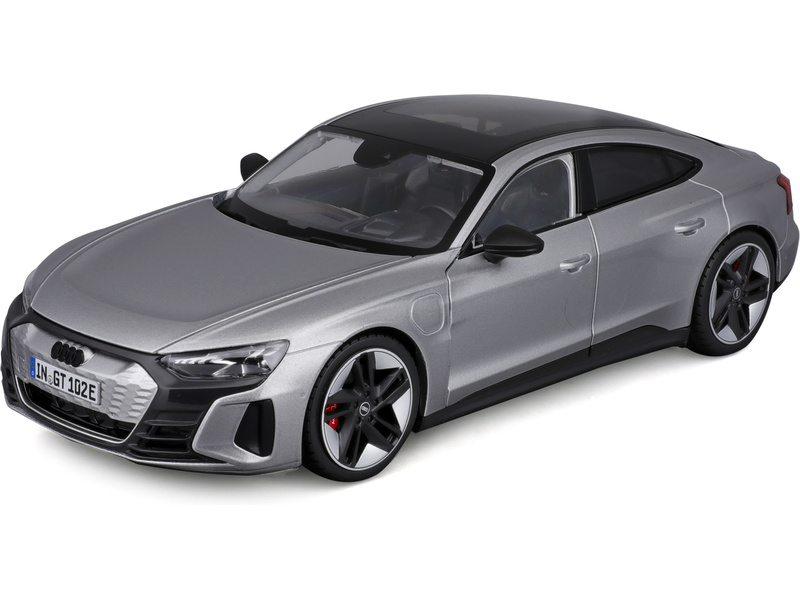 Bburago Audi RS E-tron GT 1:18 stříbrná