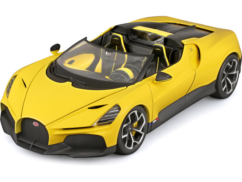 Bburago Bugatti Mistral 1:18 žlutá