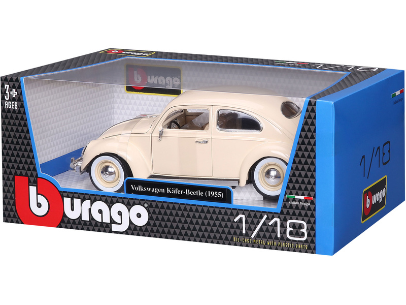 Bburago Volkswagen Kafer Beetle 1955 1:18 béžová