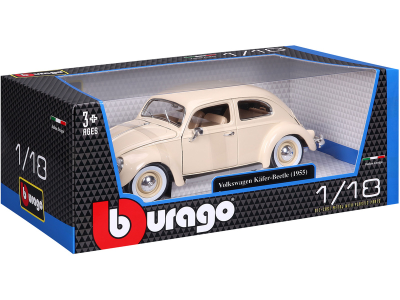 Bburago Volkswagen Kafer Beetle 1955 1:18 béžová