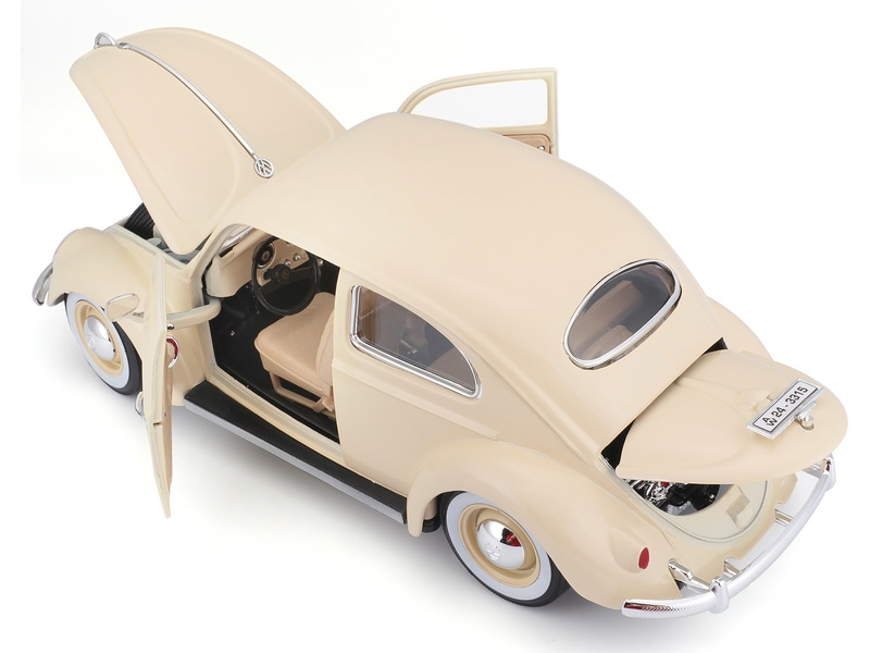 Bburago Volkswagen Kafer Beetle 1955 1:18 béžová