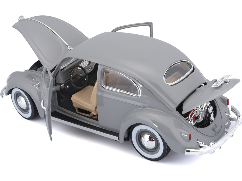 Bburago Volkswagen Käfer-Beetle 1955 1:18 šedá