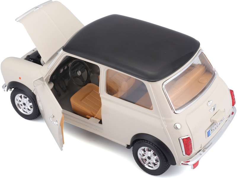 Bburago Mini Cooper 1969 1:18 béžová