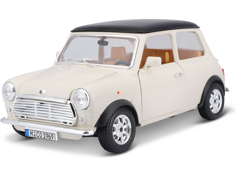 Bburago Mini Cooper 1969 1:18 béžová