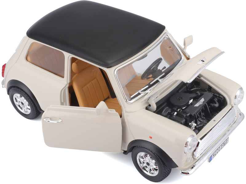 Bburago Mini Cooper 1969 1:18 béžová