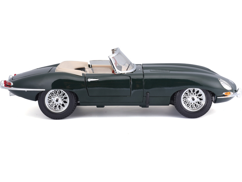 Bburago Jaguar E-type Cabriolet 1:18 zelená