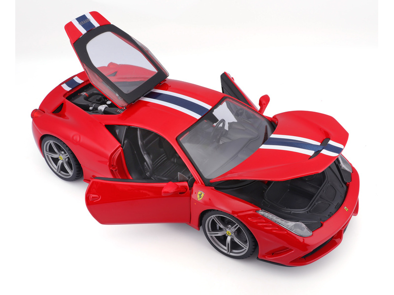 Bburago Ferrari 458 Speciale 1:18 červená