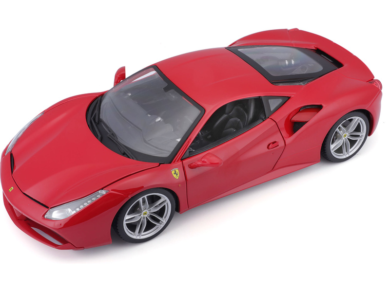 Bburago Ferrari 488 GTB 1:18 červená