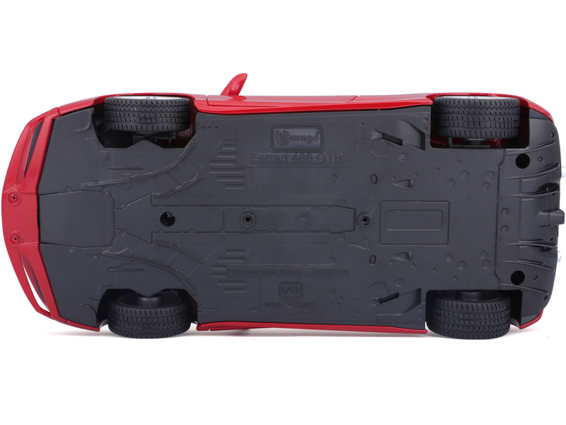 Bburago Ferrari 488 GTB 1:18 červená