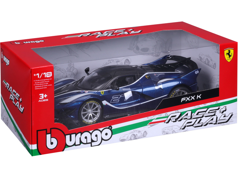 Bburago Ferrari FXX-K EVO 1:18 #27 modrá