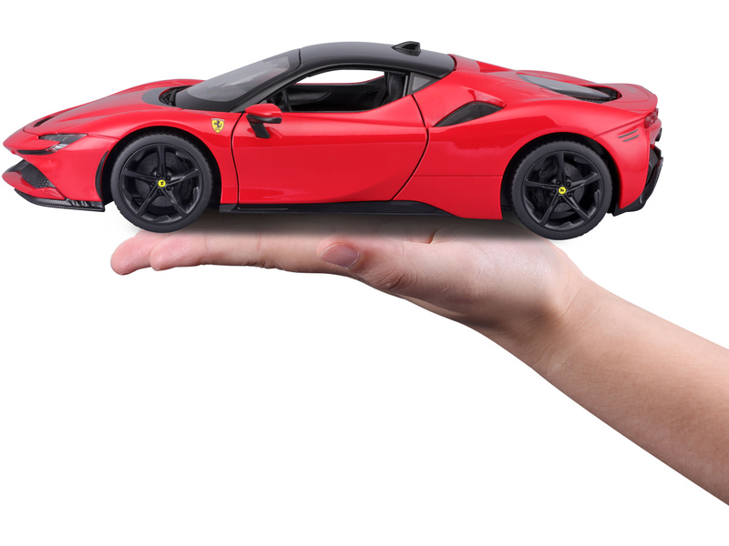 Bburago Ferrari SF90 Stradale 1:18 červená