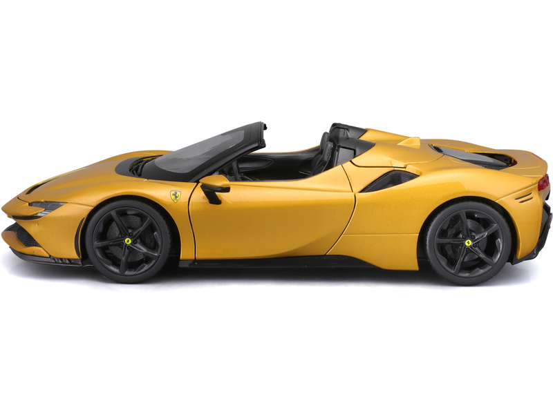 Bburago Ferrari SF90 Spider 1:18 zlatá metalíza