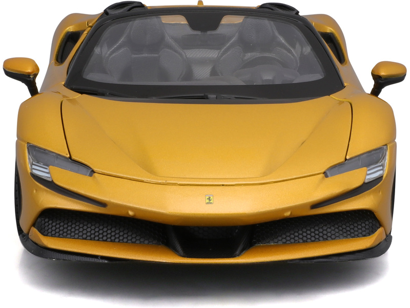 Bburago Ferrari SF90 Spider 1:18 zlatá metalíza