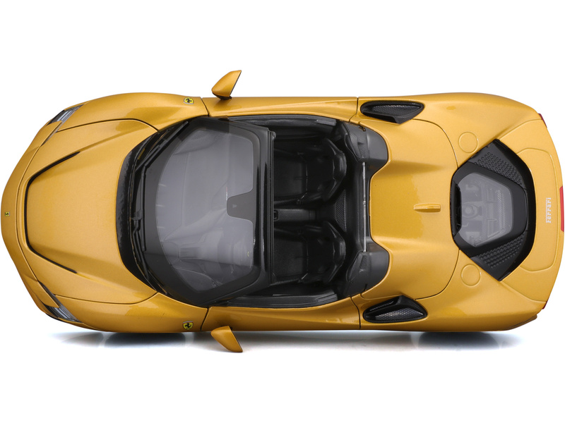 Bburago Ferrari SF90 Spider 1:18 zlatá metalíza