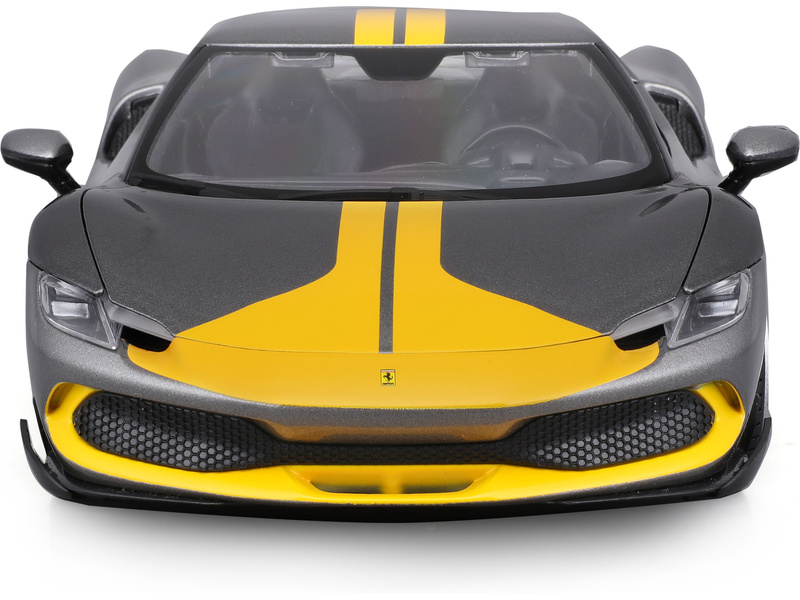 Bburago Ferrari 296 GTB Assetto Fiorano 1:18 stříbrná metalická