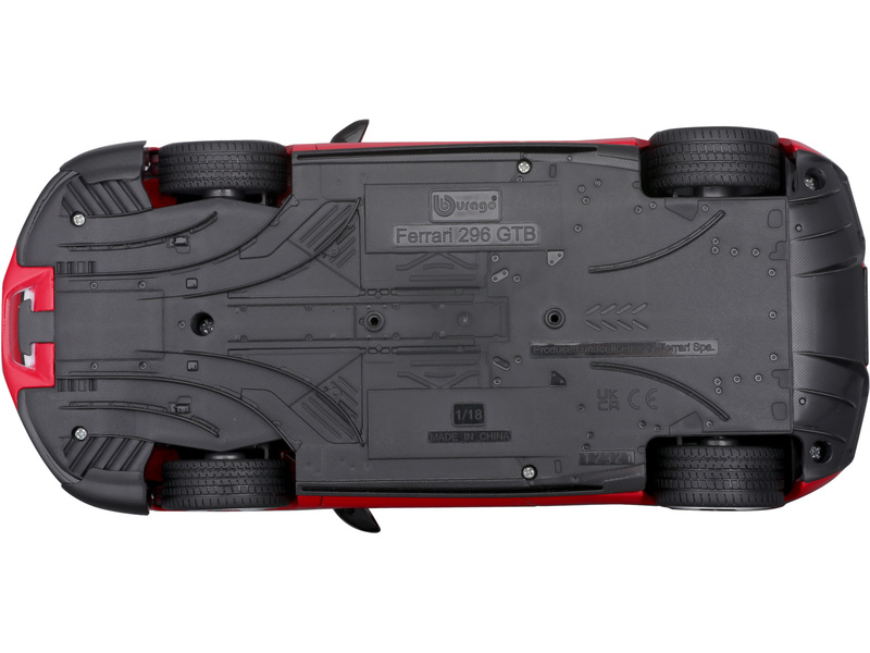 Bburago Ferrari 296 GTB Assetto Fiorano 1:18 červená