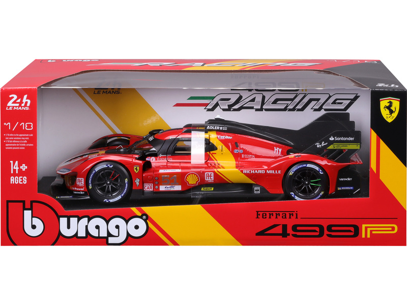 Bburago Ferrari Racing 499P 1:18 #51
