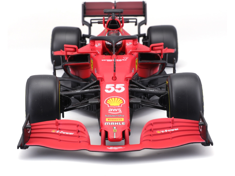 Bburago Ferrari SF21 1:18 #55 Carlos Sainz