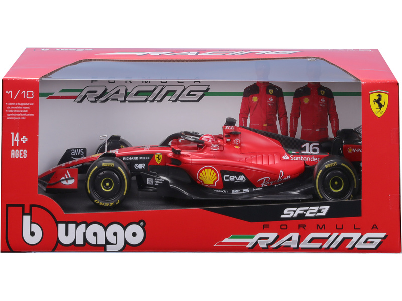 Bburago Ferrari SF-23 1:18 #Leclerc
