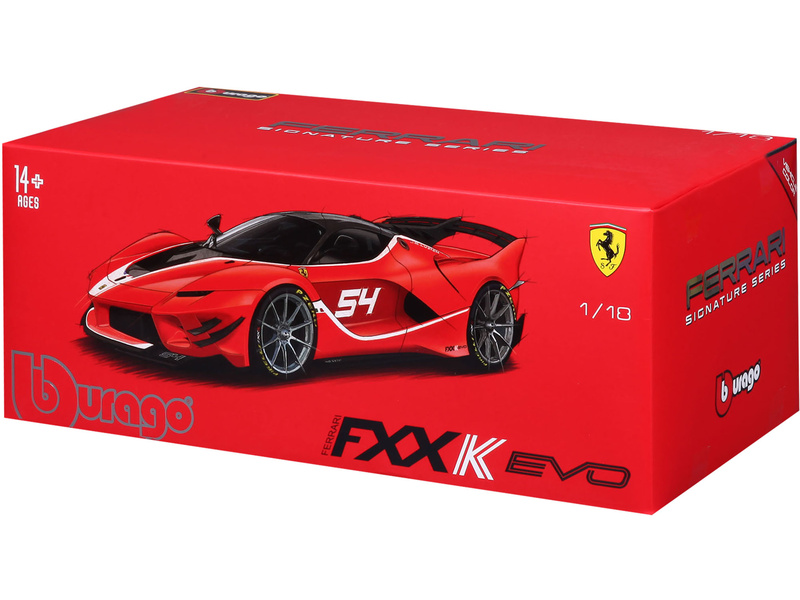 Bburago Signature Ferrari FXX-K EVO 1:18 červená