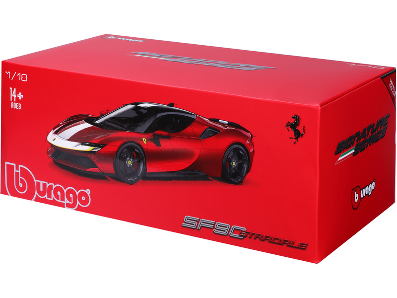Bburago Signature Ferrari SF90 Stradale Assetto Fiorano 1:18 červená