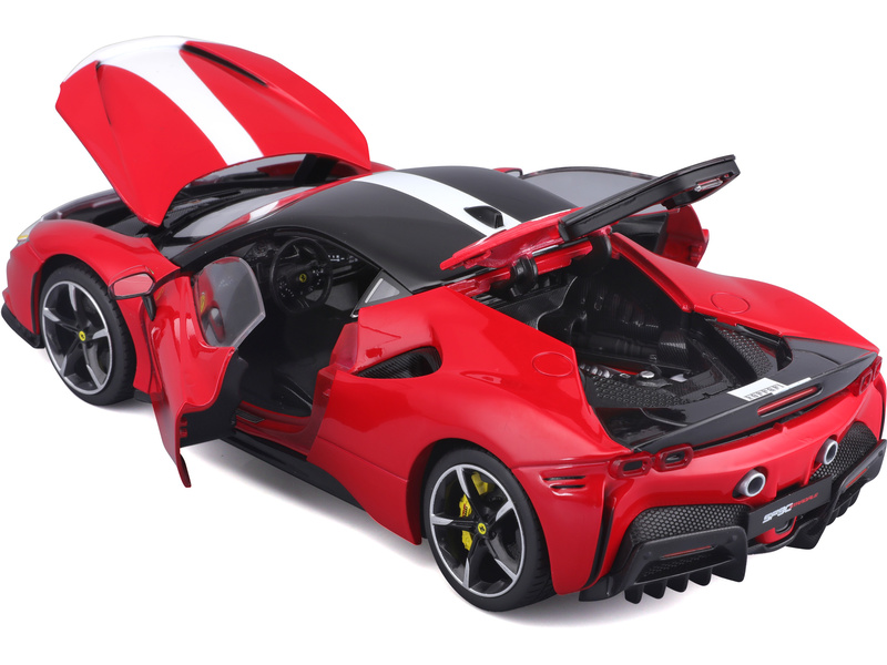 Bburago Signature Ferrari SF90 Stradale Assetto Fiorano 1:18 červená