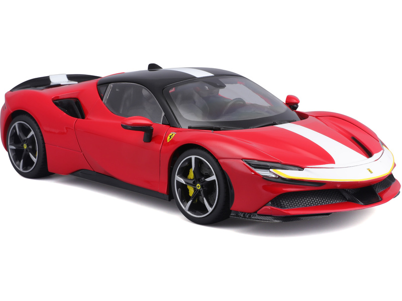 Bburago Signature Ferrari SF90 Stradale Assetto Fiorano 1:18 červená