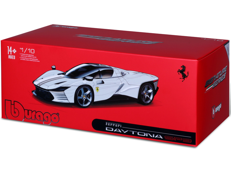 Bburago Signature Ferrari Series Daytona SP3 1:18 bílá