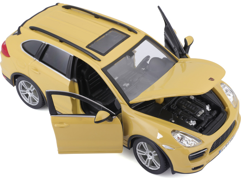Bburago Plus Porsche Cayenne Turbo 1:24 žlutá