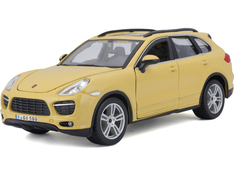 Bburago Plus Porsche Cayenne Turbo 1:24 žlutá