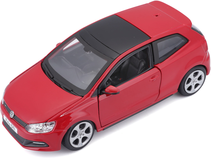 Bburago Plus VW Polo GTI Mark 5 1:24 červená