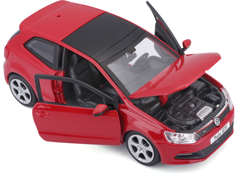 Bburago Plus VW Polo GTI Mark 5 1:24 červená