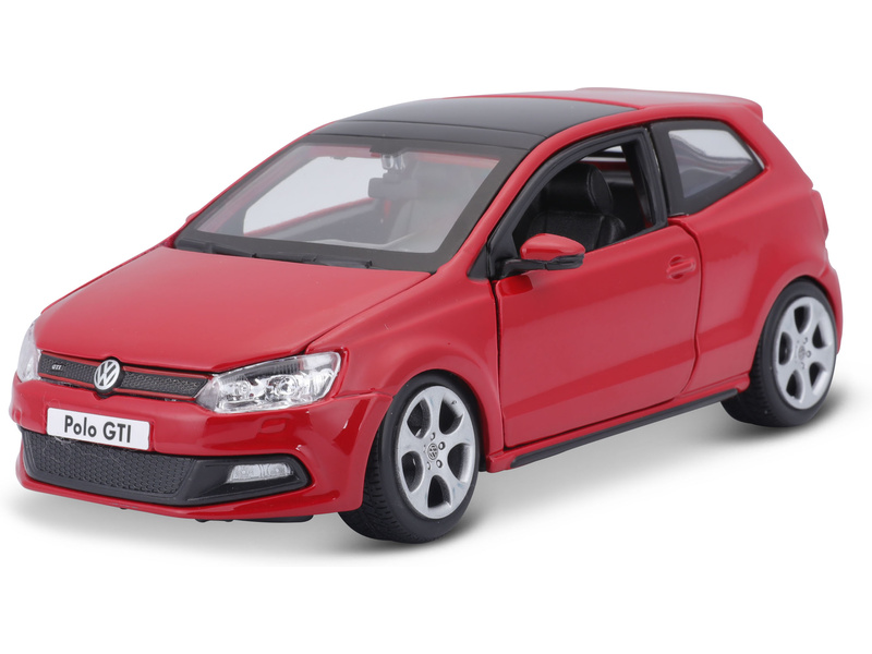 Bburago Plus VW Polo GTI Mark 5 1:24 červená
